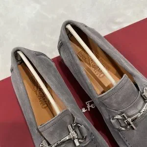 Salvatore Ferragamo Parigi ECO Ematite Calf Beige/Nero Fabric men’s size 8 ? Salvatore Ferragamo Parigi Men main image 3